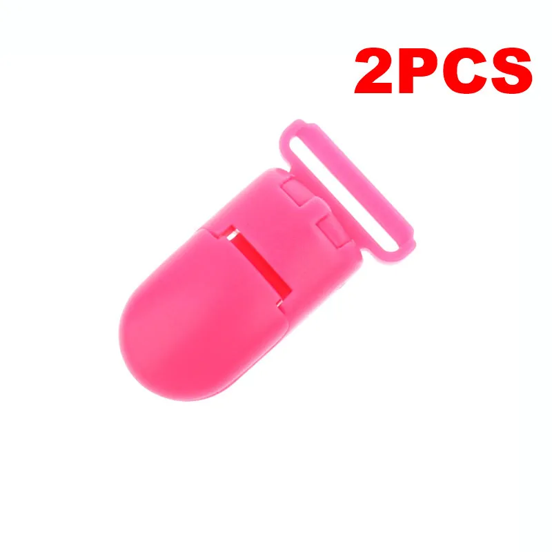 Plastic-B47 Violet Fkisbox 2pcs Mouse Pacifier Clip Silicone Bead Baby Teether& Plastic Teething Accessories Nipple Clasps Toy DIY Round Koala - Цвет: Plastic-B47 Violet