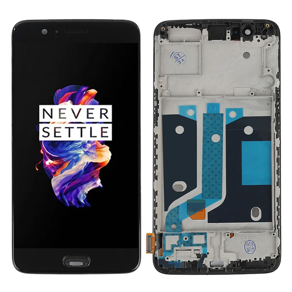 Black without tools Для Oneplus 5 ЖК-дисплей сенсорный экран дигитайзер полная сборка запасная часть с рамкой A5000 ЖК-дисплей для Oneplus 5 дисплей - Цвет: Black without tools