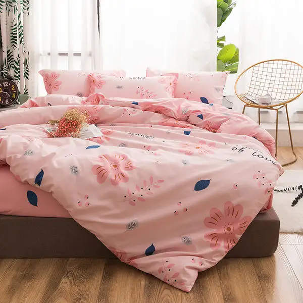 3/4 шт. Постельное белье s простыня + пододеяльник наволочки для подушек набор из