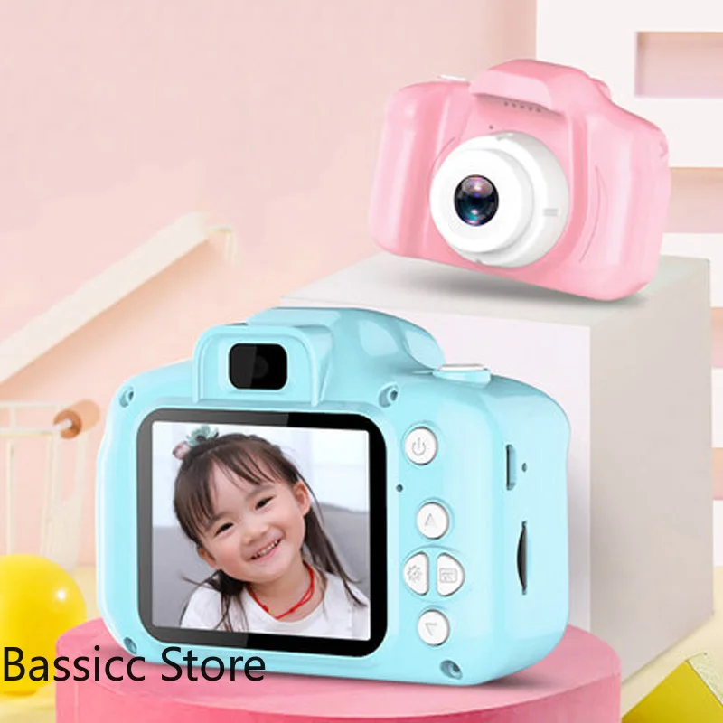 

HD Screen 1080P Digital Mini Camera Kids Cartoon Cute Camera Toys Outdoor Photography Props for Children Gift Birthday Christmas