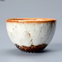 ceramic kiln tea cup change porcelain mug teacup home kungfu tea bowl single cup tianmu jianzhan kung fu teaware home decor