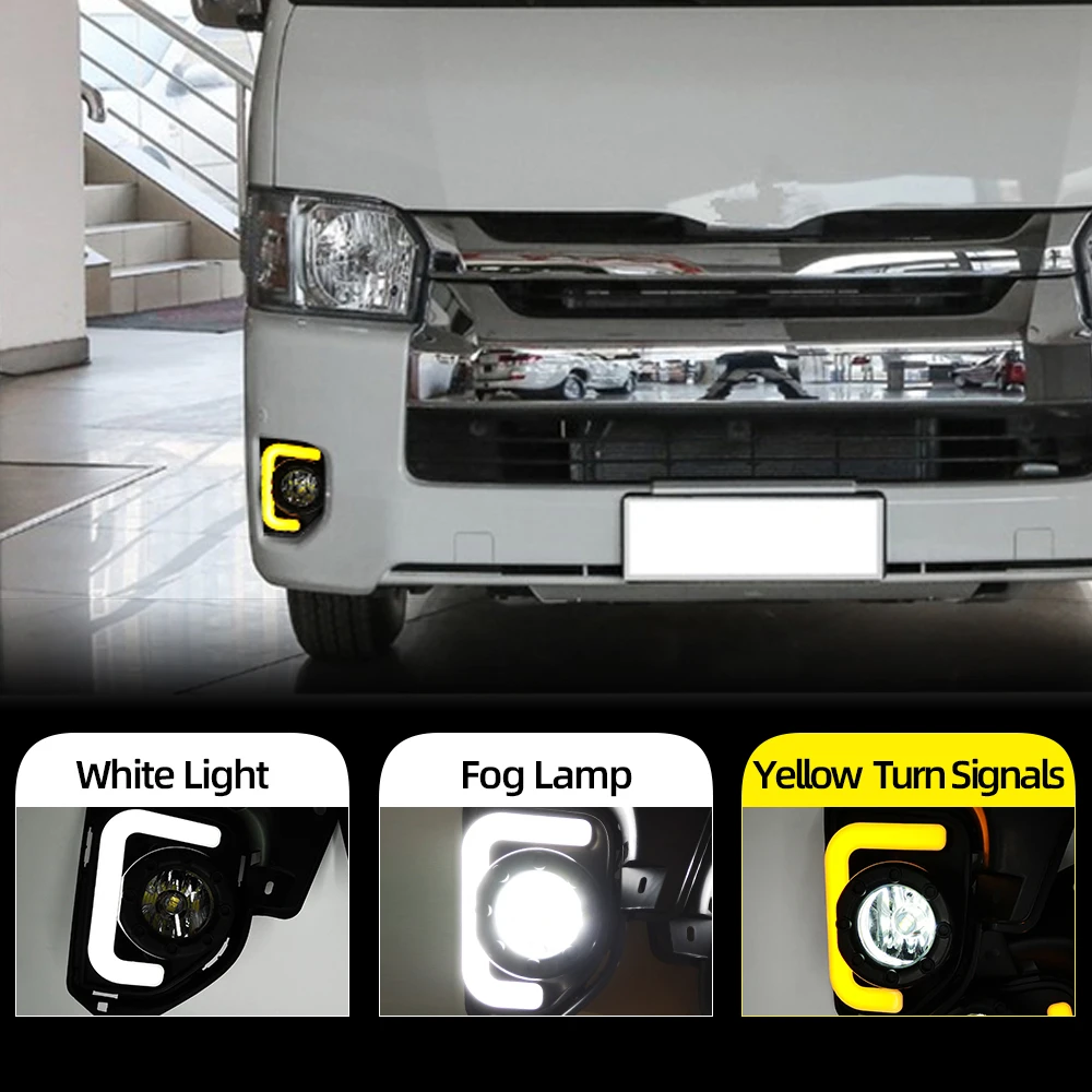 Автомобильная проблесковая 1 пара для Toyota Hiace 2014 2015 2016 2017 2018 желтый Поворотная
