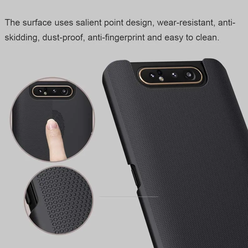 Чехол для samsung Galaxy A80 A90 чехол NILLKIN Супер Матовый Защитный пластиковый жесткий чехол для телефона samsung Galaxy A80 A90 с подарком