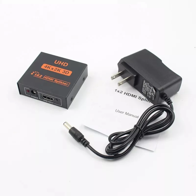 

New 4k HDMI-compatible Splitter Full HD 1080p Video HDMI-compatible Switch Switcher 1X2 1X4 Split 1 In 2 Out for HDTV DVD