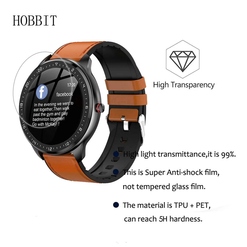 3 шт./упаковка Защитная пленка для смарт-часов Lemfo 2020 | Электроника