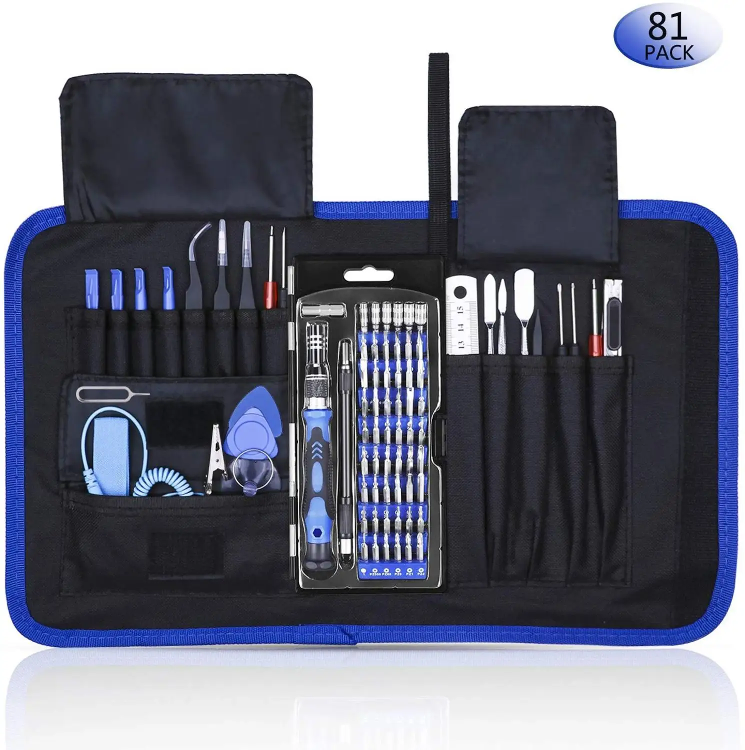 

81 in 1 Screwdriver Set of Screw Driver Bit Set Multi-function Precision Mobile Phone Repair Device Hand Tools Torx Hex