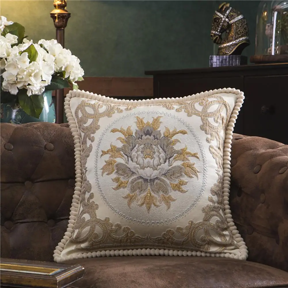 

50x50cm Square Flower Cushion Cover Throw Pillow Case Home Sofa Bed Decoration Decorative Pillow Covers Pillowcases