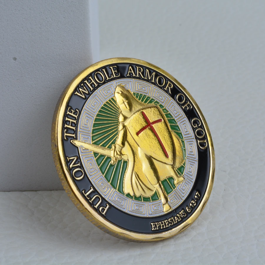 Наденьте всю броню Божию памятную коллекцию монет Подарочные монеты | Дом и сад