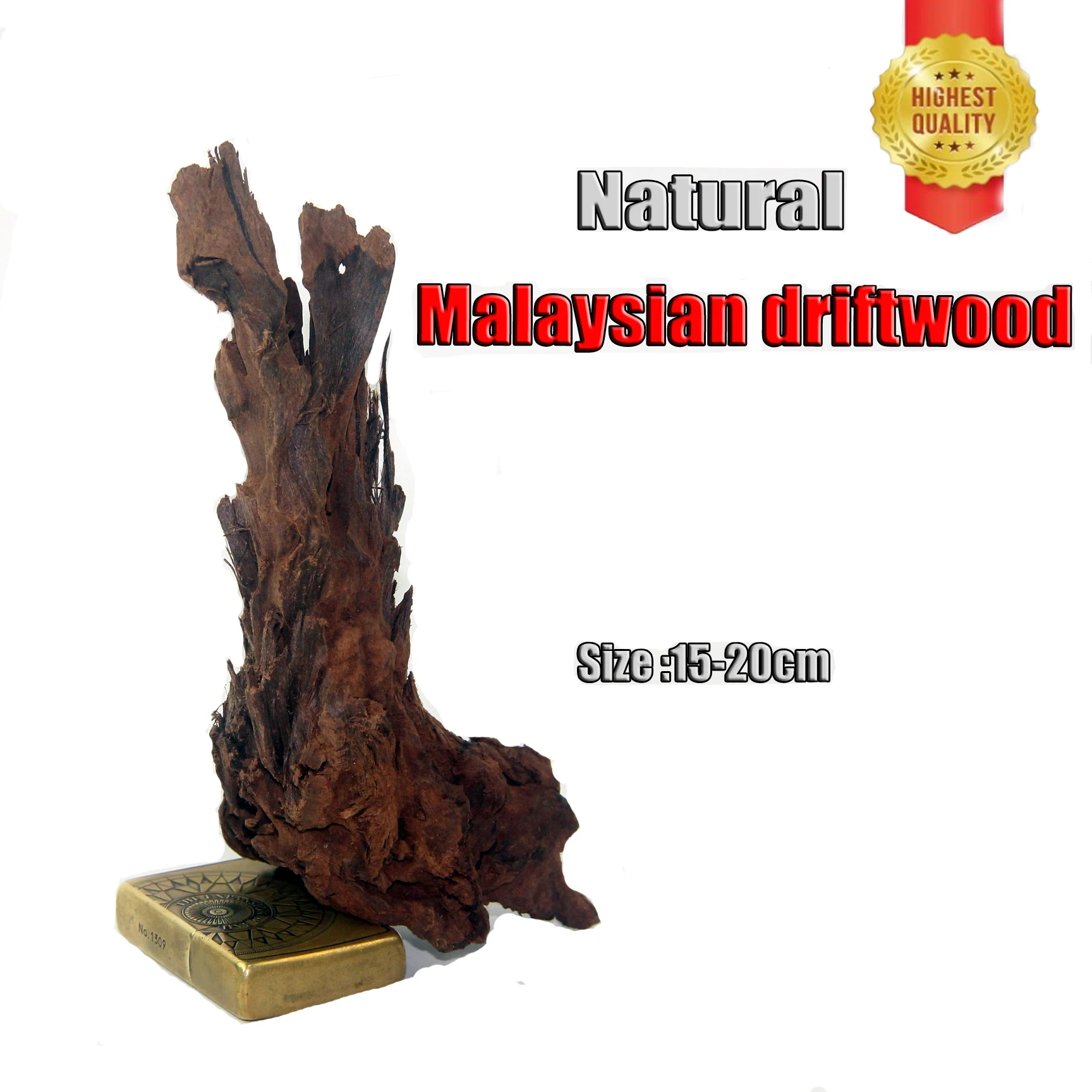 Горячая Распродажа 15 25 см натуральный аквариум дерево малайзийская древесина