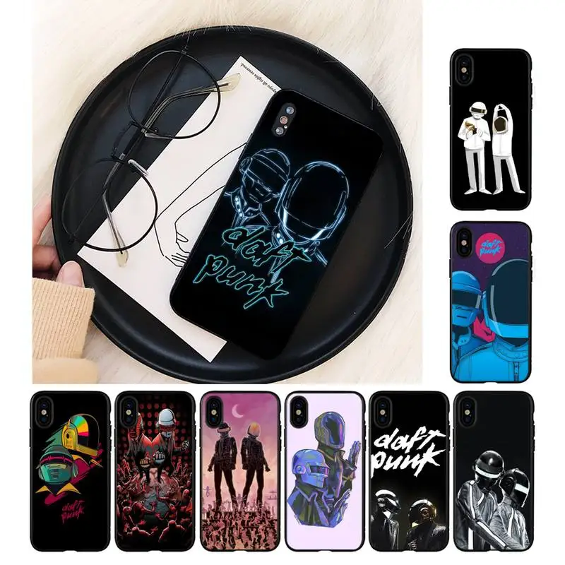 

Daft Punk Phone Case For iPhone 11 8 7 6 6S Plus X XS MAX 5 5S SE 2020 XR 11 pro DIY Custom Cover