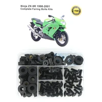 fit fit for kawasaki ninja zx 9r 1998 1999 2000 2001 motorcycle completed full fairing bolts kit clips washer fastener steel