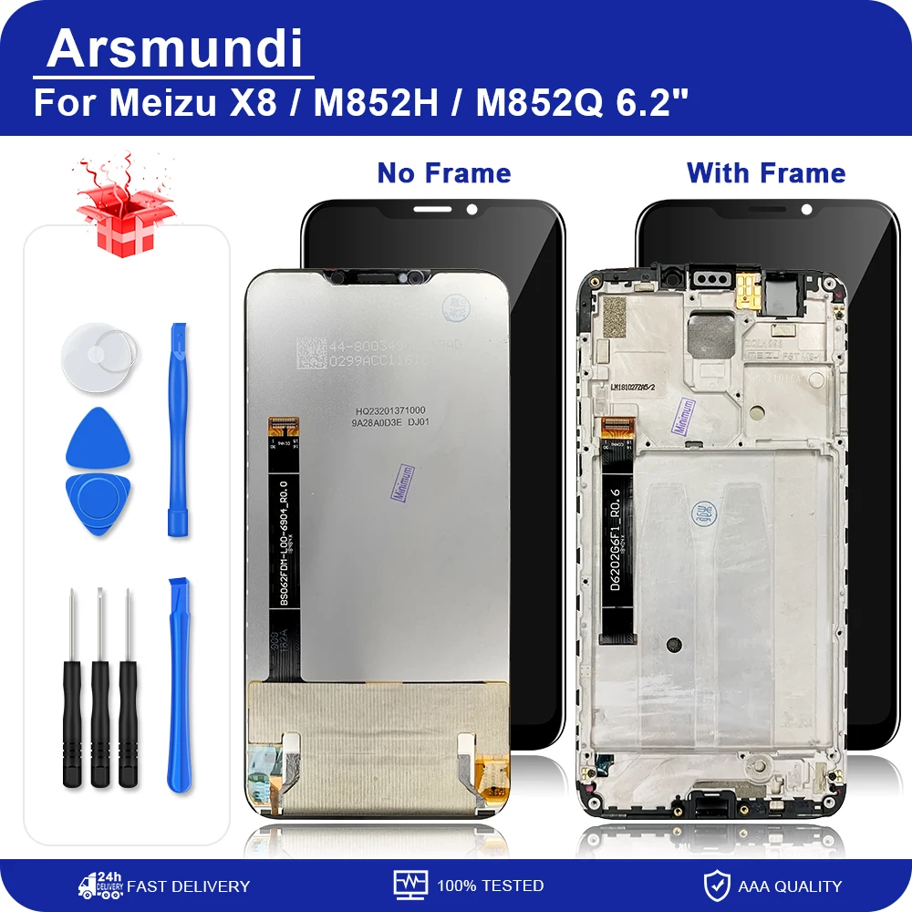 Для Meizu X8 X 8 6 2 &quotЖК дисплей кодирующий преобразователь сенсорного экрана в сборе