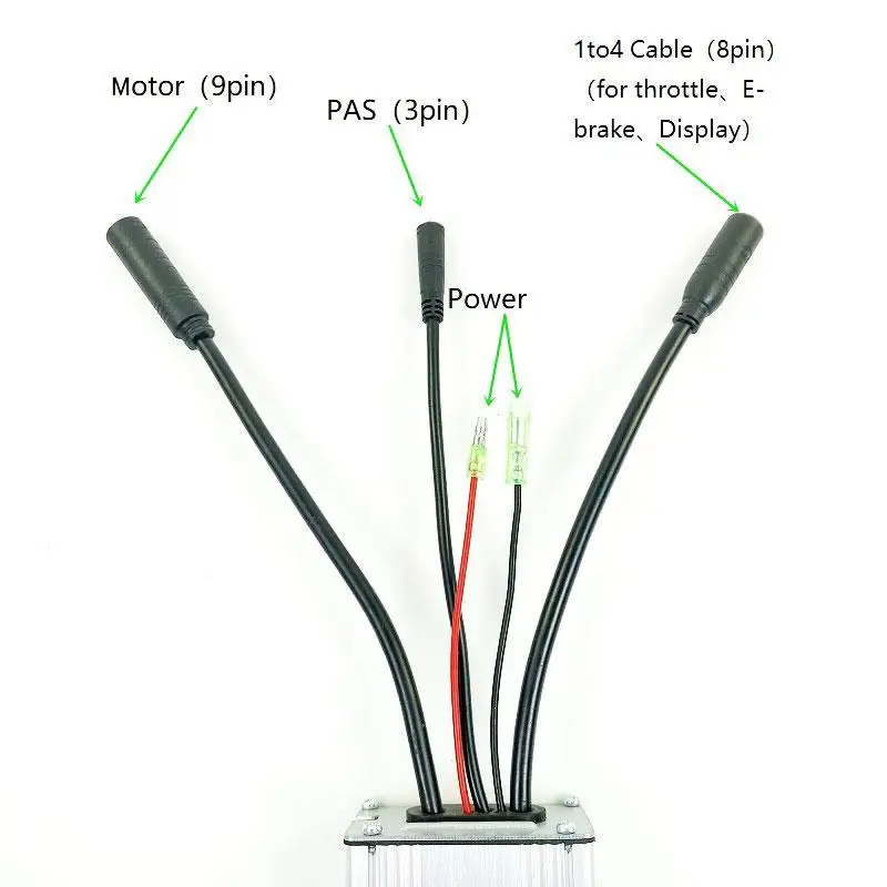 Однажды Электрический велосипед 24 в 20 А бесшумный квадратная волна