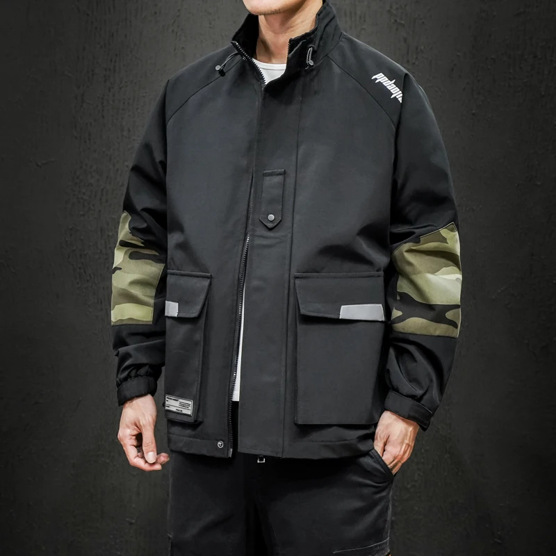 

2020 spring new macheda Japanese large size men's original tooling camouflage stitching jacket jacket