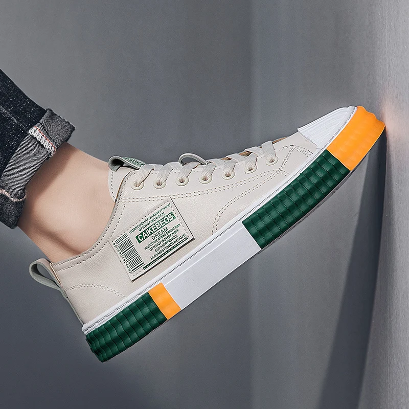 Кроссовки PARZIVAL мужские с низким верхом Вулканизированная подошва дышащие кеды