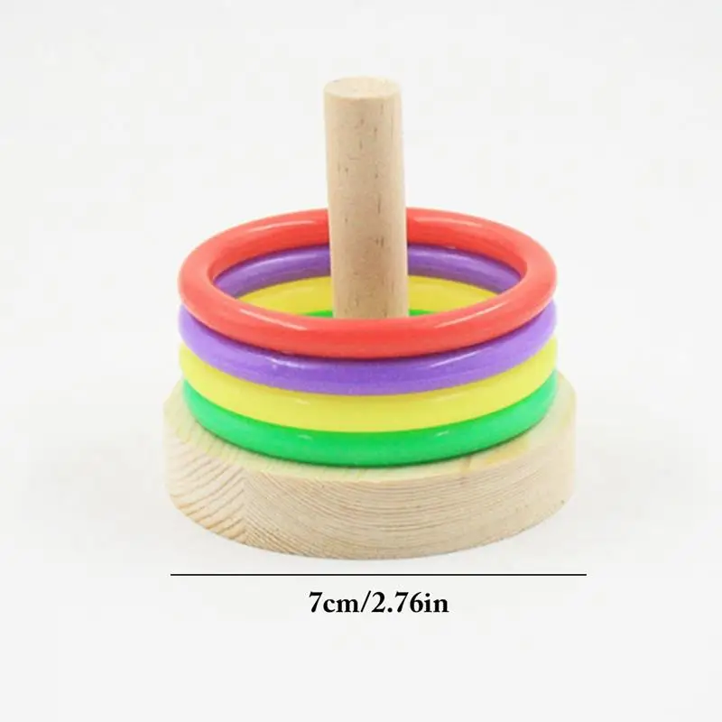 

Multicolor Bird Ring Toy Set Pets Educational Toy Parrot Training Toy Bird Intelligence Supplies Funny Parrot Interactive Toys