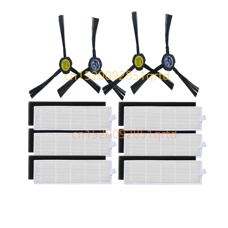 

Фильтр-щетка для пылесоса, для ILIFE A7 A9s A9 A80 Plus Запчасти для робота-пылесоса, фильтры Hepa и боковые щетки