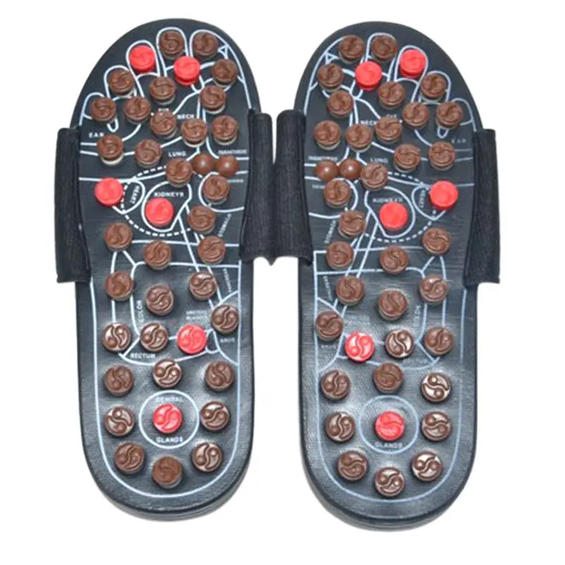 Акупунктурные массажные тапочки унисекс сандалии китайская Акупрессурная