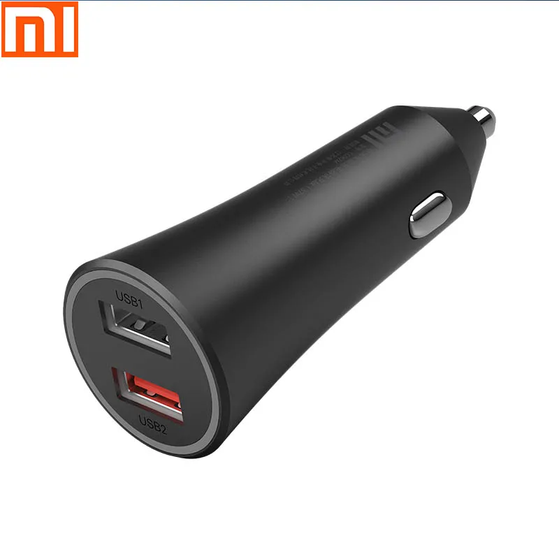 Xiaomi mijia автомобильное зарядное устройство Быстрая зарядка версия(37 Вт) один порт 27 Вт Быстрая зарядка/двойной порт выход/несколько безопасности защиты - Цвет: Car charger 37W