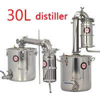 30l capacity stainless steel water distiller alcohol wine brewing machine equipment alcohol vodka liquor distiller potboilers