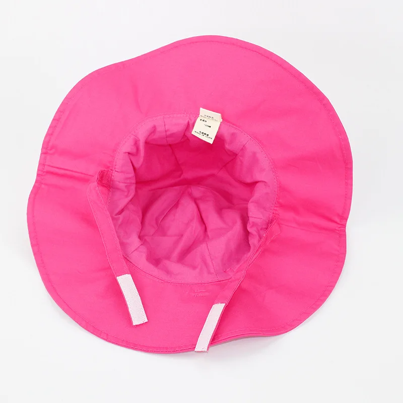 Летняя шляпа для девочек Панама от солнца пляжные кепки с большими полями