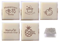 apple handmade soap making stamp transparent letter fruit natural diy soap stamps clear acrylic stamp custom
