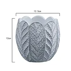 Большой эпоксидный полимерный Горшок Ваза Форма цементный Силиконовый Цветочный горшок цементная Смола 3D Дерево лист горшок формы