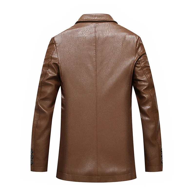 Мужские пальто большого размера 10XL 8XL 6XL Мужское кожаная куртка деловая Мужская