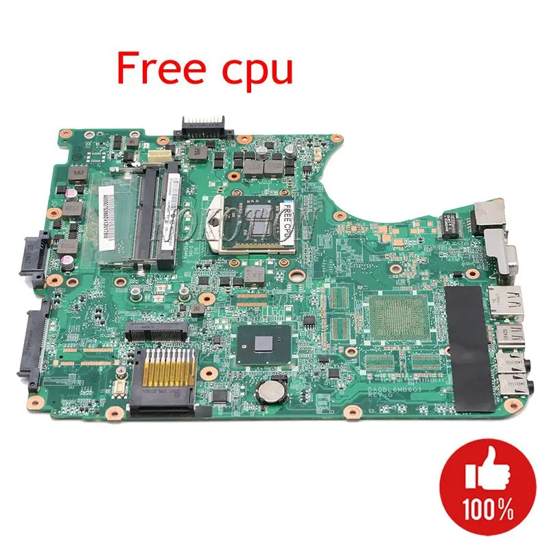 Материнская плата NOKOTION для ноутбука Toshiba satellite L655 L650 31BL6MB0000 A000075380 DA0BL6MB6G1
