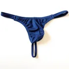 Мужские сексуальные нейлоновые стринги Tanga, женское нижнее белье, стринги, экзотические однотонные мужские трусы, бесшовные трусы