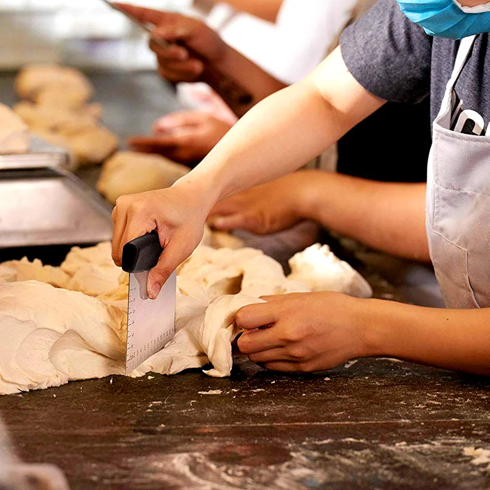 1 шт. металлический скребок для выпечки из нержавеющей стали отлично подходит
