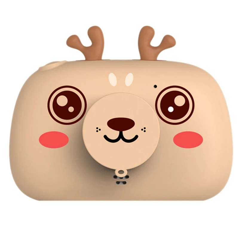 

Детский цифровой фотоаппарат A9, симпатичный мультяшный цифровой фотоаппарат, миниатюрный мультяшный экран IPS HD 2,4 дюйма, для детей, коричнев...