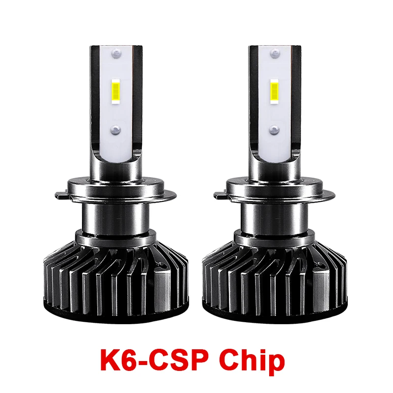 K6-CSP Chip Hlxg мини H4 светодиодный H7 с Lumi светодиодный s зэс 5000 K светодиодный 12000LM 72 W/set лампада H1 лампы HB3 9005 9006 hb4 Туман Light 4300 K H8 H11 6500 K - Испускаемый цвет: K6-CSP Chip