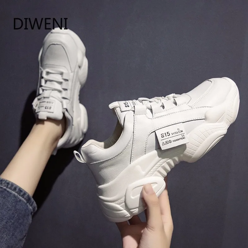 DIWEINI/2020 женские кроссовки модная Вулканизированная обувь дизайнерские на