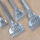 Инструменты для пробивки кожевенного ремешка ремешок для часов бытовое кожевенное Ремесло Круглый Дырокол из углеродистой стали для кожи