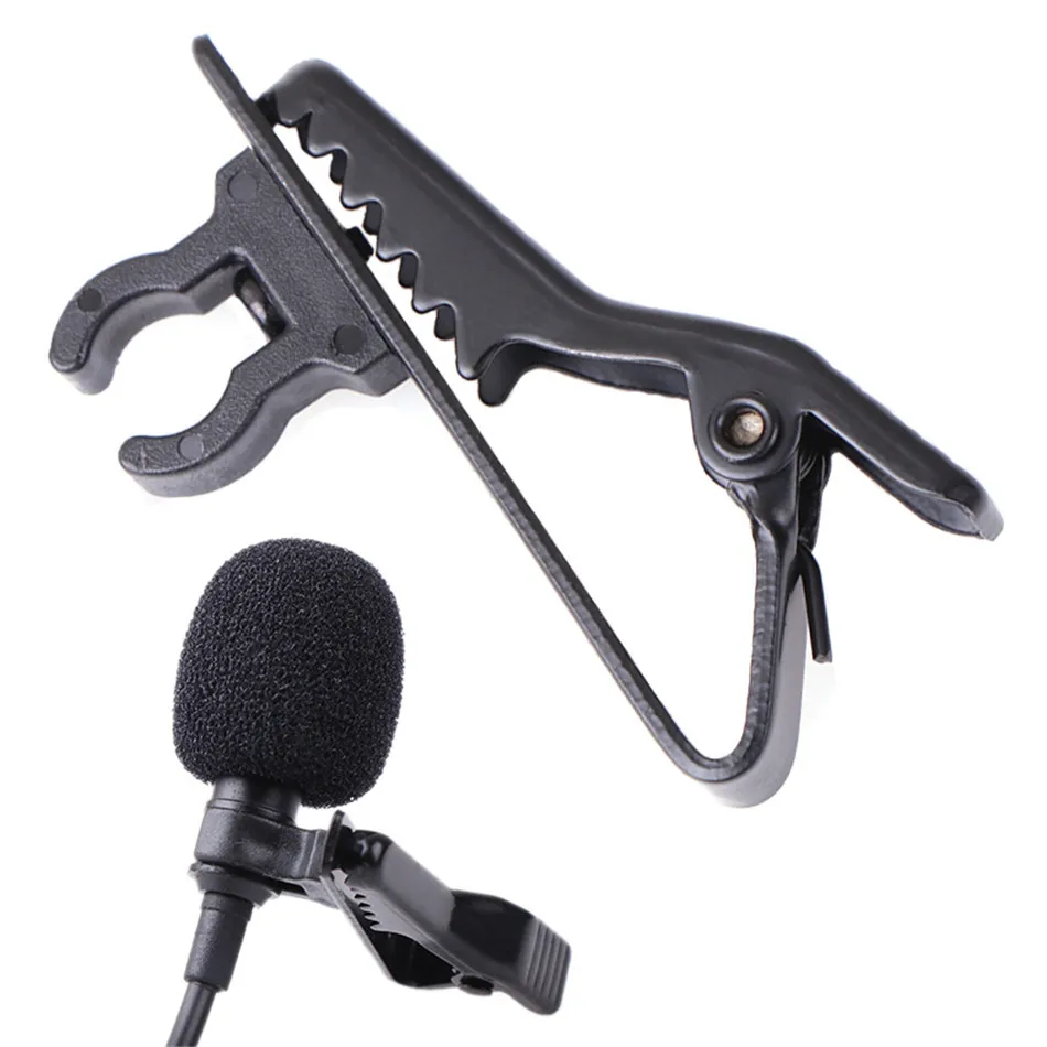 3 шт. зажим для галстука с отворотом микрофона 6 мм черный петличный