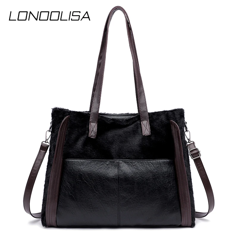 

High Quality Solid PU Leather Shoulder Handbags Luxury Handbags Women Bags Designer Large Capacity Messenger Bags for Women 2020