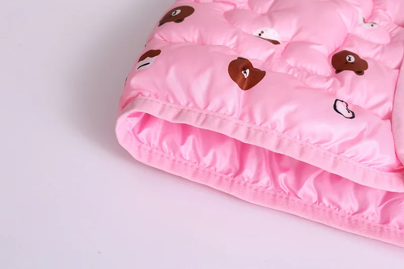 

kids Boys Vests Girls Cartoon Winter Outerwear Children Sleeveless Down Vests Jackets Baby Cotton Coats For 24m-4t Kids' Wear