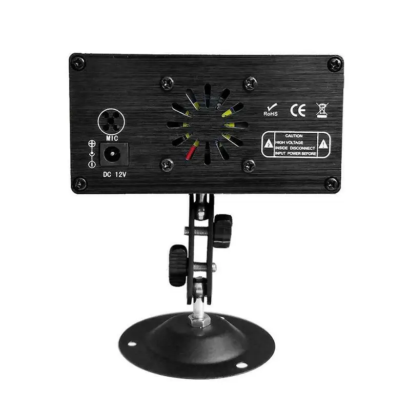 Цветная (RGB лазерный проектор светильник чешское стекло диско шар вечерние s