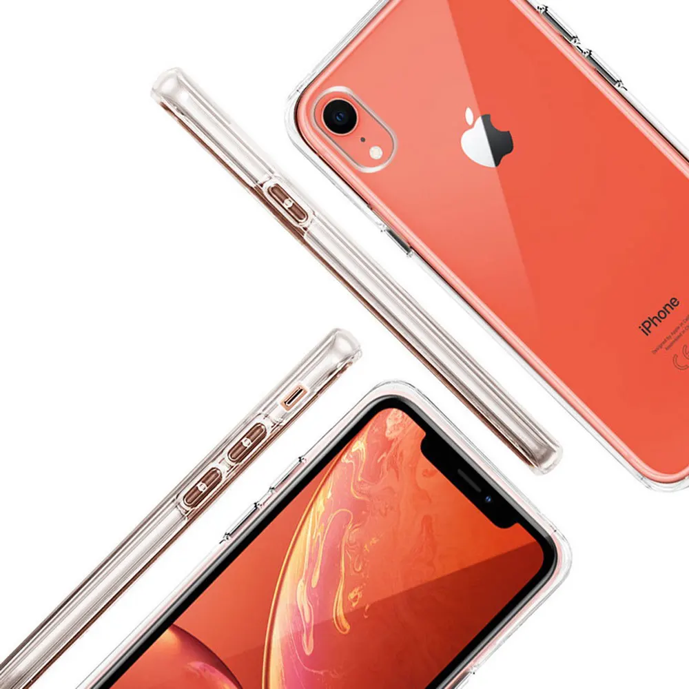 360 полный прозрачный чехол из материала tpu для iphone 11 pro max 6 S 7 8plus xsmax xs x xr 8 5 5S 5se Coque |