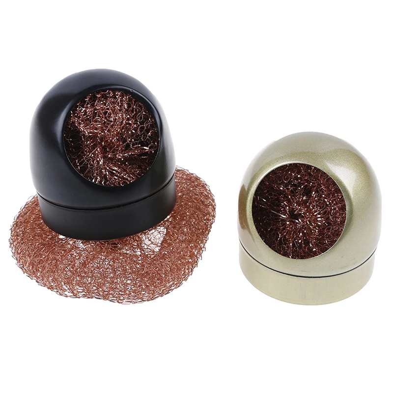 

High Quality New Wire With Stand Set Welding Soldering Solder Iron Tip Cleaner Cleaning Steel 1PC