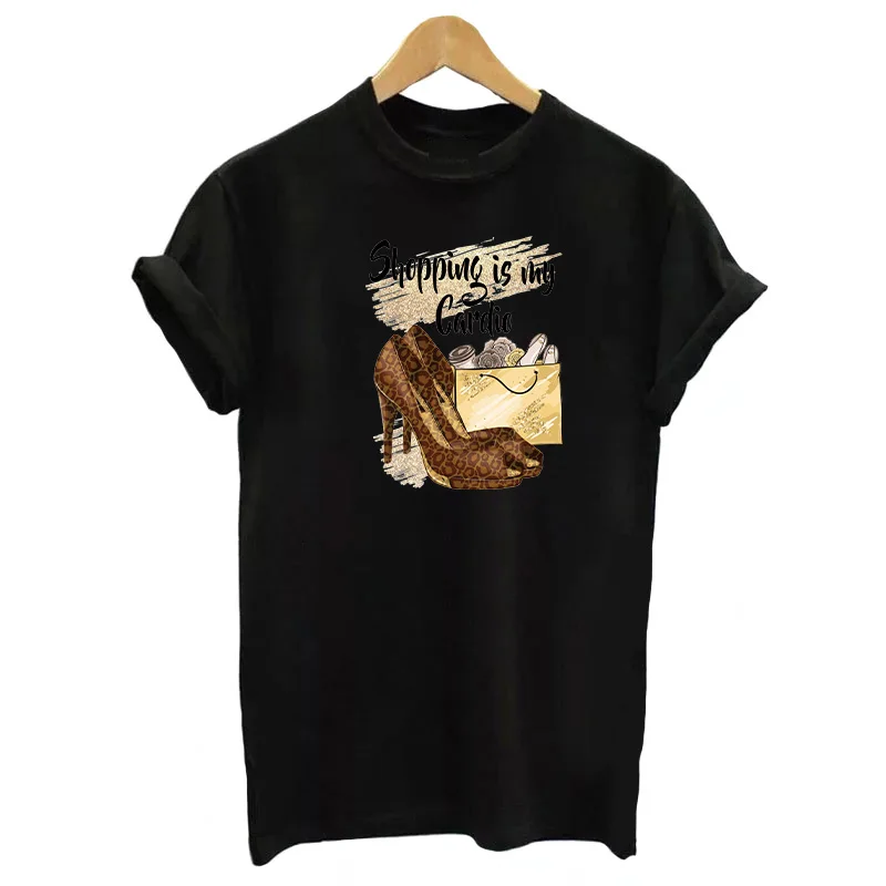 Леопардовой расцветки на высоком каблуке патчи модной девушки для переноса