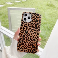 leopard print phone case for iphone 11 pro xs max xr 6s 7 8 plus retro little leopard pattern soft plastic creative phone case