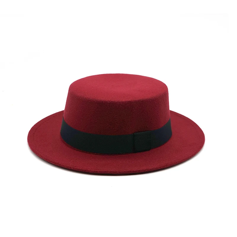 Осень-зима, имитация шерсти, для женщин, мужчин, дам, Fedoras, топ, джаз, шляпа, Европейский, американский стиль, круглые шапки, котелок, шапки, Feminino Gorra