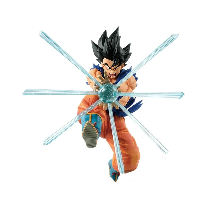 16 см Новинка Dragon Ball Z черные волосы Гоку ПВХ фигурка GxMateria специальные эффекты
