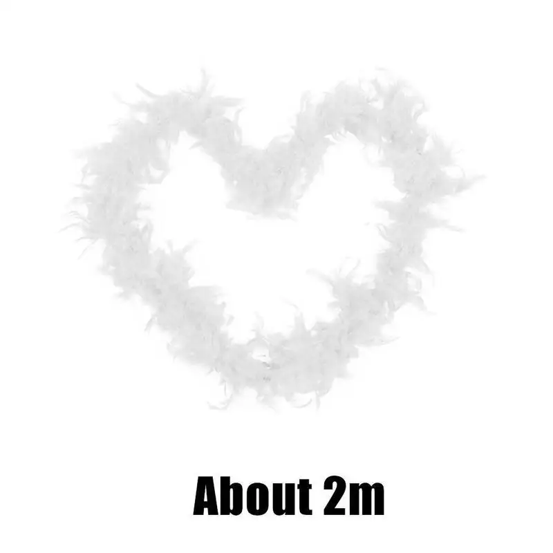 

2 meters feather strips wedding holiday decoration B1J9