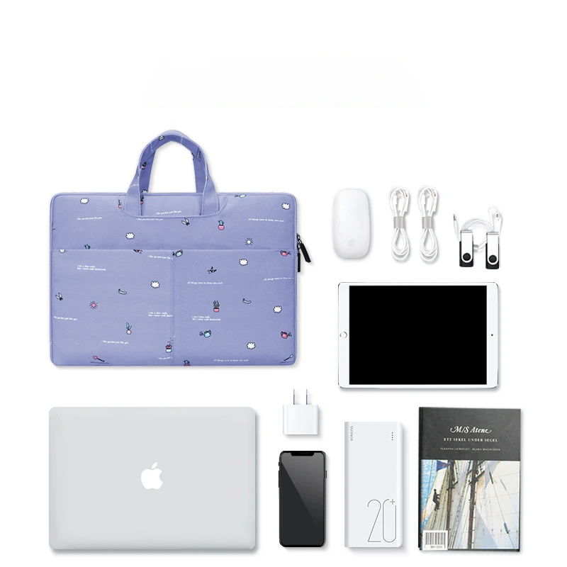 Сумка-чехол для ноутбука 15 дюймов водонепроницаемая сумка переноски Macbook Air Pro