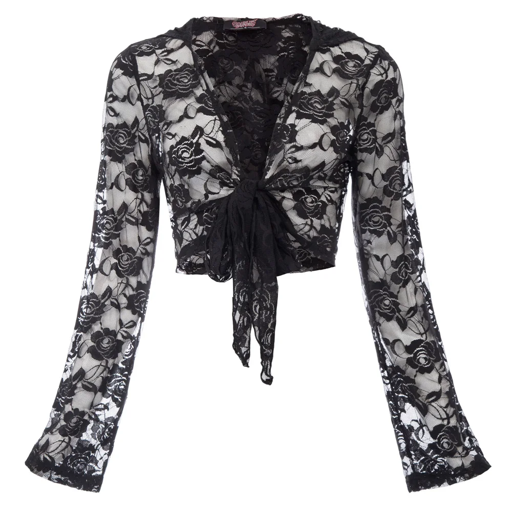 SD Женская винтажная куртка с длинным рукавом в стиле стимпанк кружевное болеро