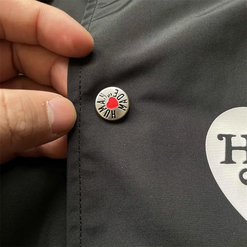 Human Made Jacket Men Clothing Women Clothes Japanese Streetwear Techwear Varsity Coats Bomber Mountain Parkas Black Windbreaker