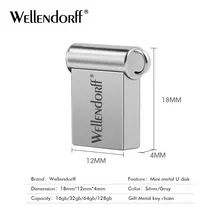Wellendorff 3 0 Мини Металл 16 ГБ 32 usb флеш накопитель 4 8 Флешка 64 Гб 128 Falsh